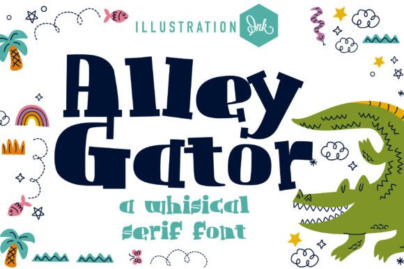 Alley Gator: A Playful Serif Font for Bold Web Headers