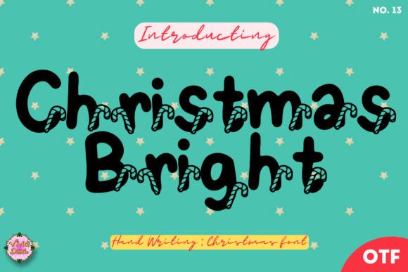 Christmas Bright 13: The Perfect Decorative Font for Holiday Crafts