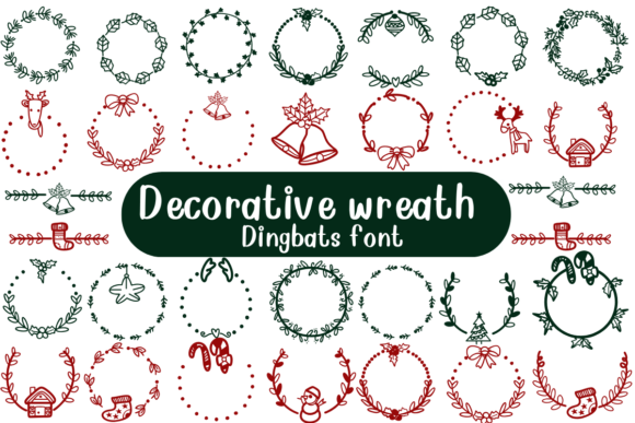 Decorative Wreath Font: A Marketer's Secret for Holiday Campaigns
