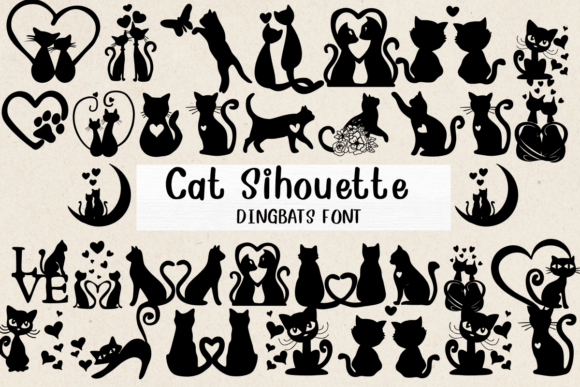 Designing with Cat Silhouette: A Playful Typeface for Brand Identity