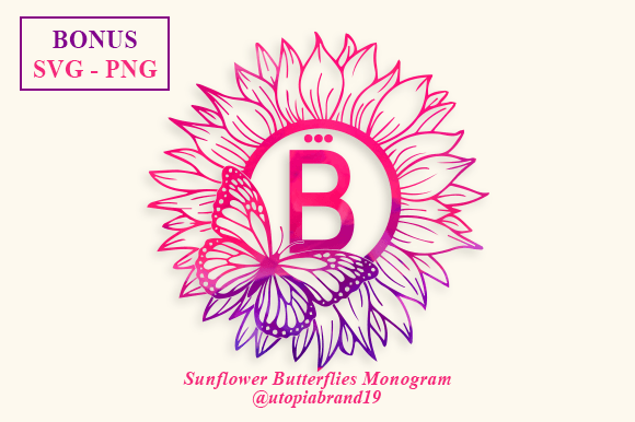 Designing with Sunflower Butterflies: A Charming Decorative Font