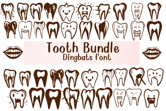 Designing with Tooth Bundle: A Quirky Dingbat Font for Web Layouts