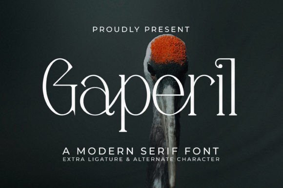 Gaperil: A Premium Serif Font for Editorial Design