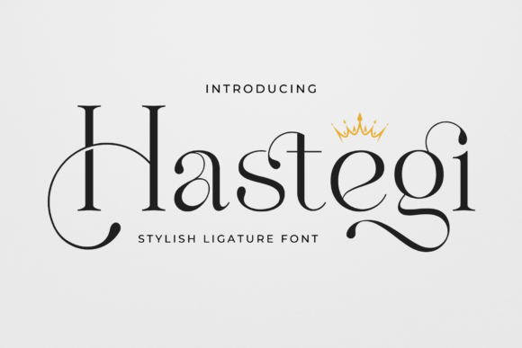 Hastegi: A Bold Serif for Modern Brand Identity