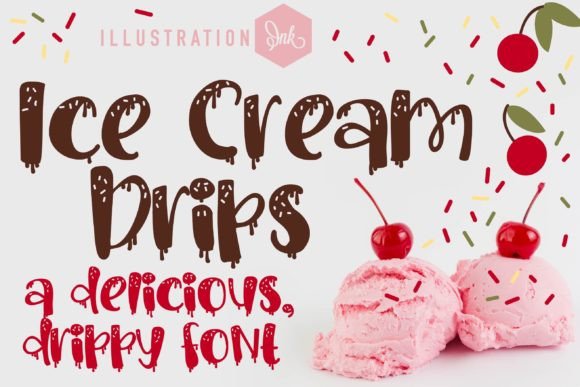 Ice Cream Drips Font Review: A Sweet Display Typeface for Brands