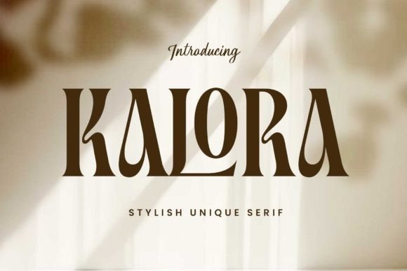 Kalora: The Serif Font That Elevates Campaign Design