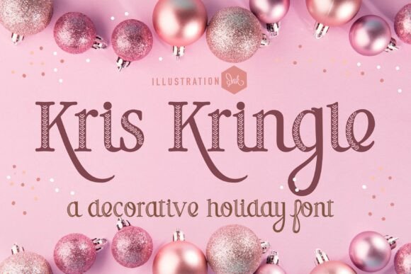 King Kringle: A Festive Serif Typeface for Digital Design
