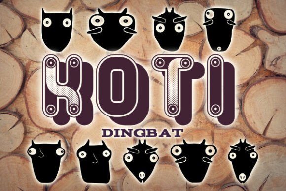 Koti: A Playful Dingbat Typeface for Editorial Design
