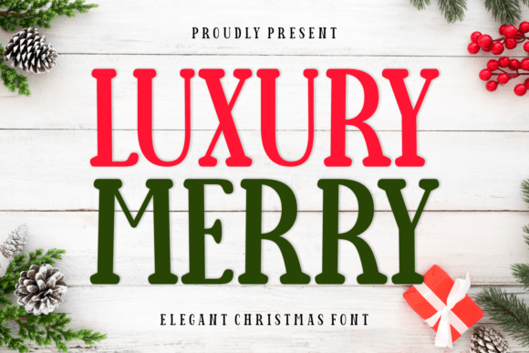 Luxury Merry Font Review: A Festive Serif for Web Headers