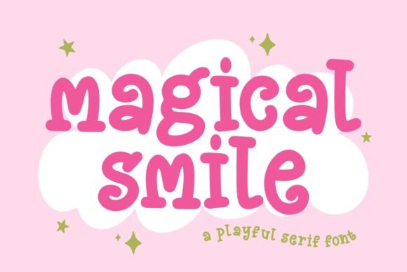 Magical Smile: A Playful Serif Font for Joyful Branding
