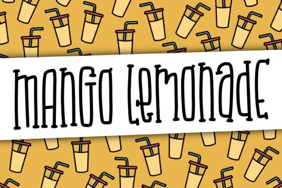 Mango Lemonade: A Quirky Serif Font for Playful Branding