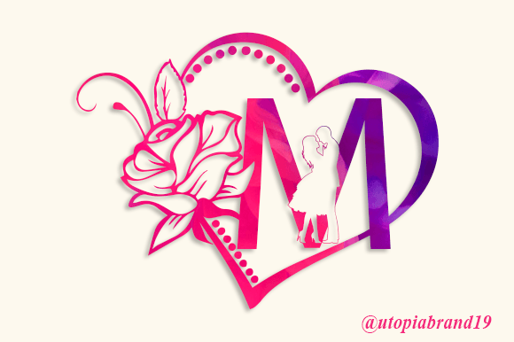 Mi Amor Monogram: A Romantic Typeface for Branding