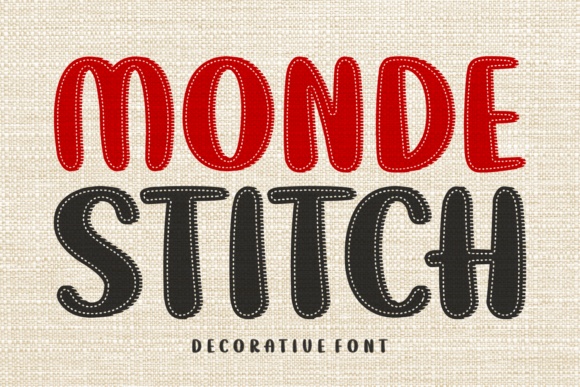 Monde Stitch Font: Crafting Brand Identity with Playful Typography