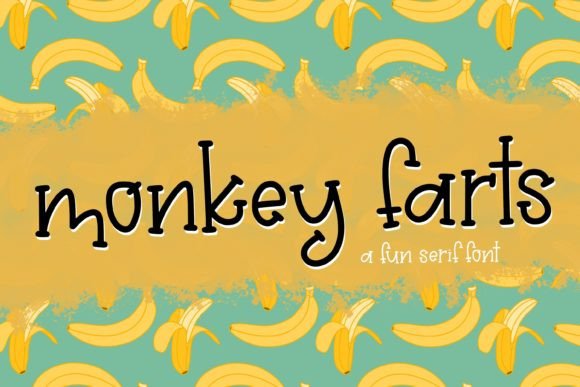 Monkey Farts: A Quirky Serif Font for Handmade Brands