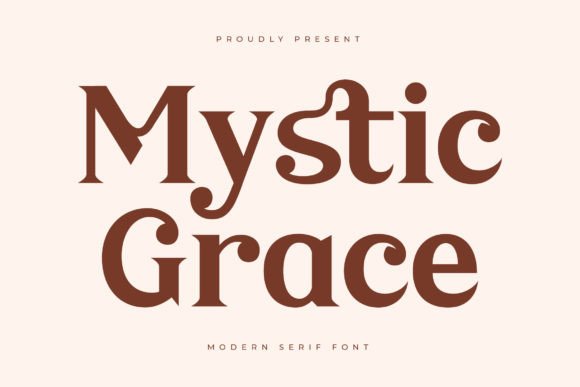 Mystic Grace: The Serif Font for Premium Brand Visuals