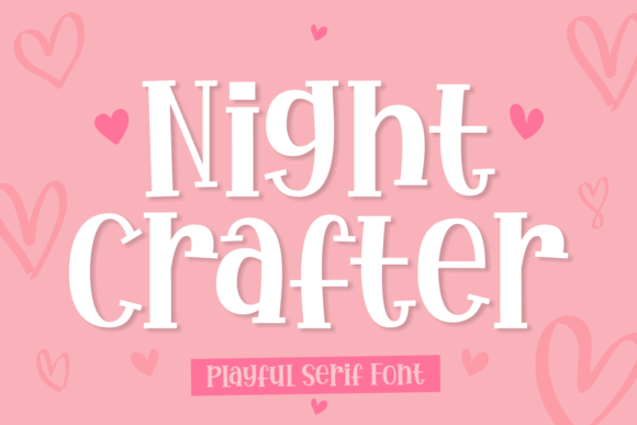 Night Crafter: A Playful Serif Typeface for Modern Web Design