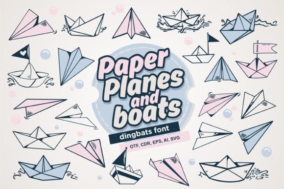 Paper Planes and Boats: A Playful Font for Branding