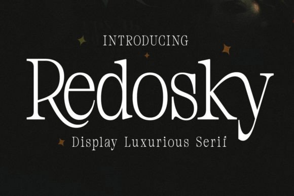 Redosky: A Versatile Serif Font for Modern Editorial Design