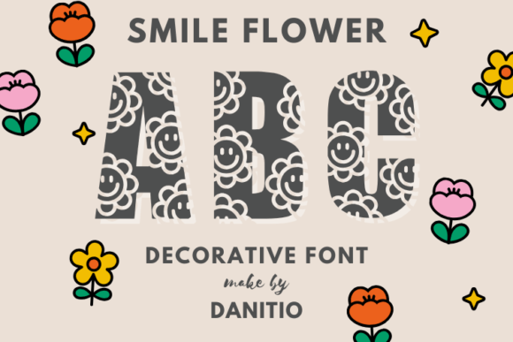 Smile Flower: A Decorative Font for Bold Campaign Headlines