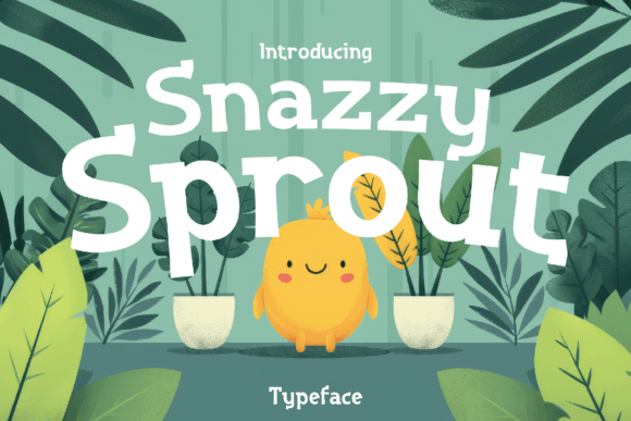 Snazzy Sprout: A Playful Serif Font for Makers