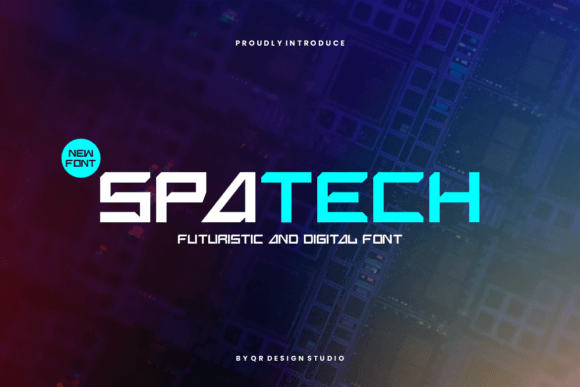 Spatech: The Futuristic Typeface for Bold Campaigns