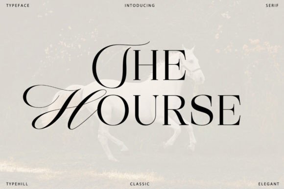The Hourse: A Strategic Serif Typeface for Clear Campaigns