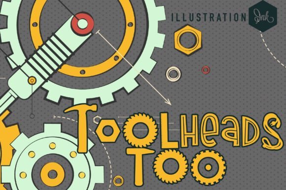 Toolheads Too: A Playful Typeface for Bold Web Design