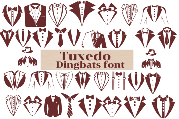 Tuxedo Font Review: A Playful Dingbat Typeface for Branding