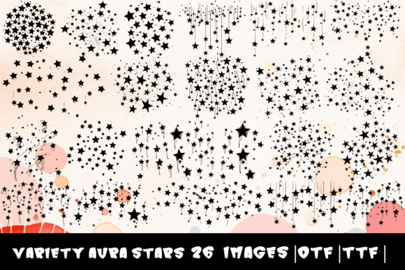 Variety Aura Stars: A Celestial Display Font for Editorial Design