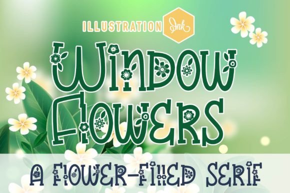 Window Flowers Font Review: A Floral Serif for Branding